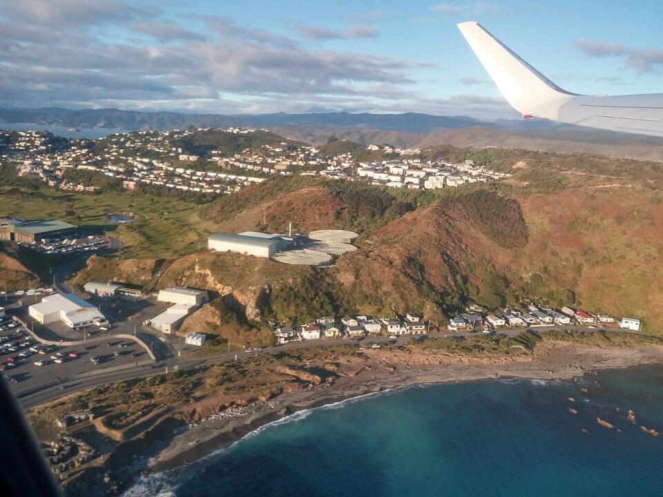 Moa Point aerial view